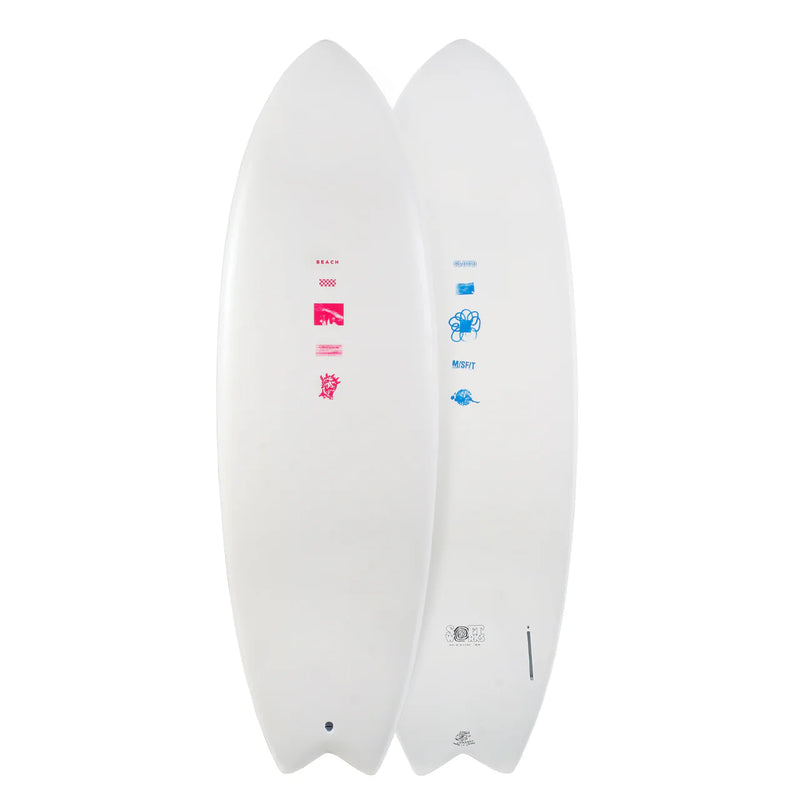 Surftech MISFIT BEACH CLOUD SOFTWORKS Surfboard