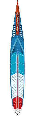 2025 STARBOARD SPRINT 14'0" x 21.5" BLUE CARBON SANDWICH SUP BOARD WITH CARRYING CASE