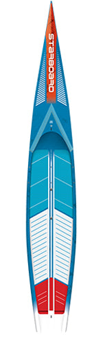 2025 STARBOARD 14'0" X 25.5" SPRINT BLUE CARBON SUP BOARD WITH CARRYING CASE