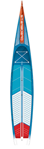 2025 STARBOARD 14'0" X 27.5" SPRINT BLUE CARBON SANDWICH SUP BOARD WITH CARRYING CASE