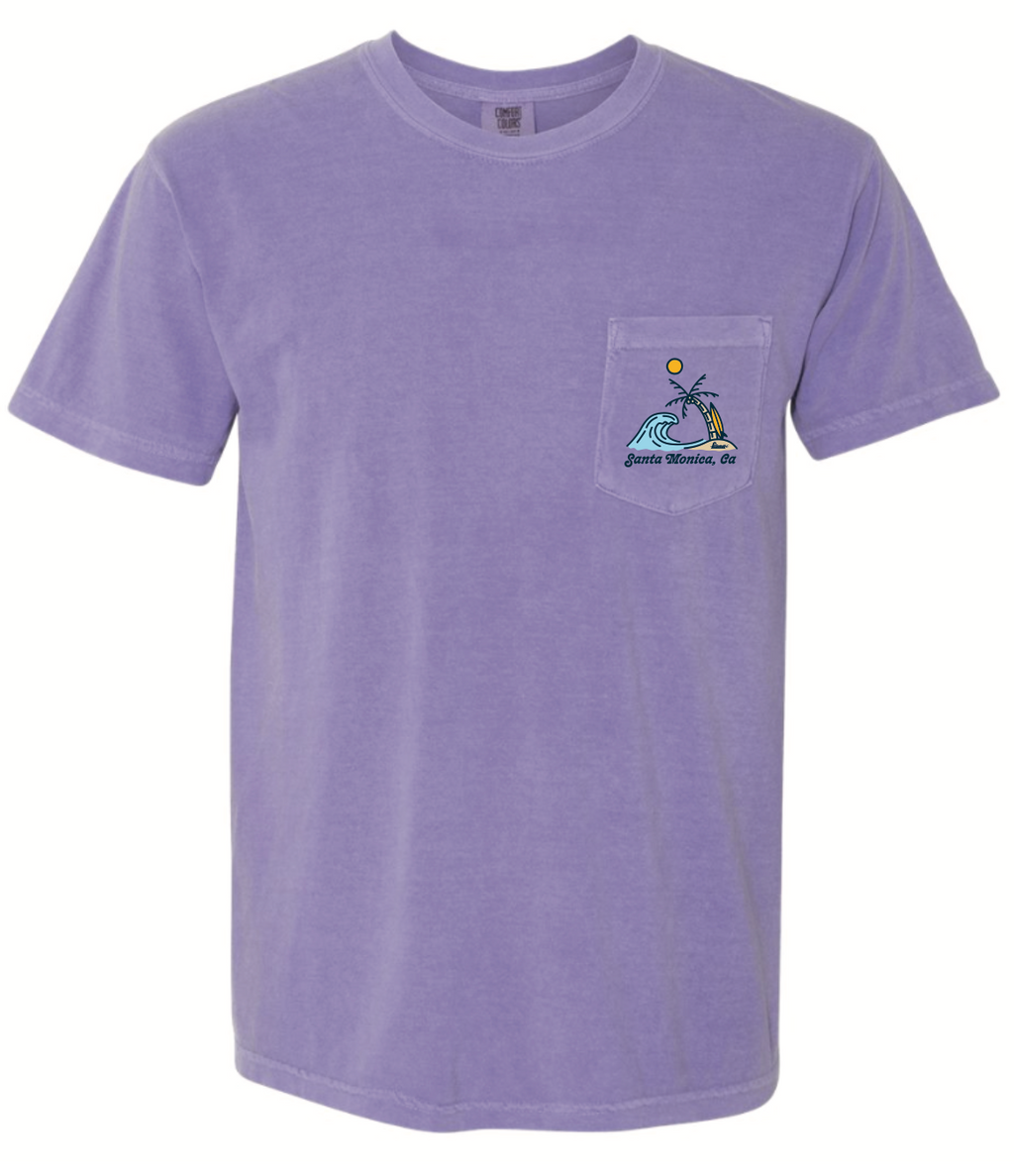 Poseidon Santa Monica Pocket Tee - Violet