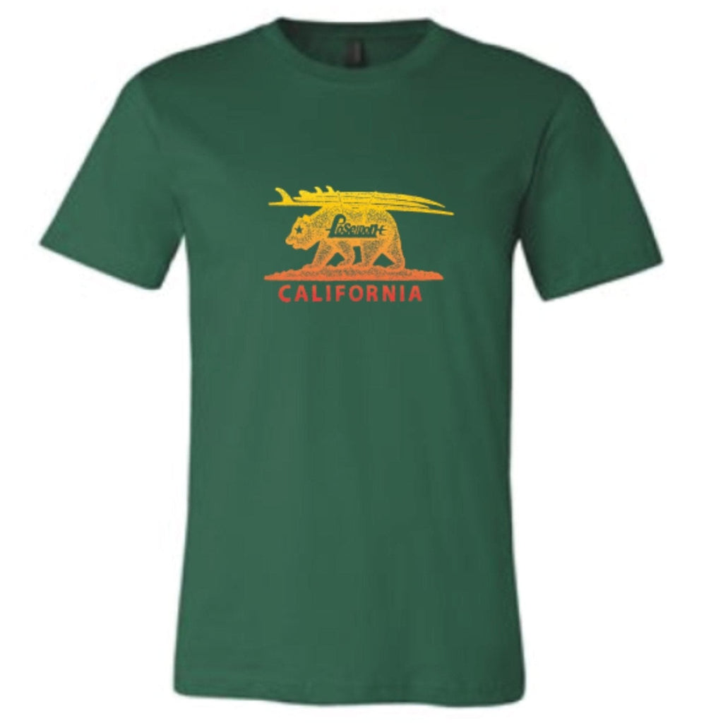 Poseidon California Bear Short Sleeve Tee - Leaf Green